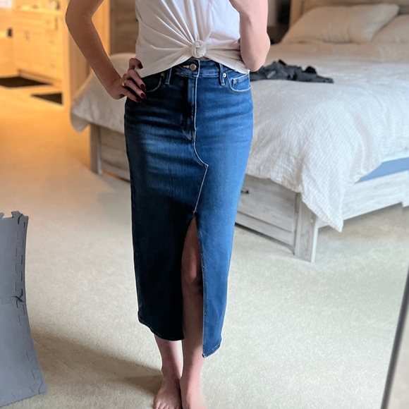 Good American Denim Midi Skirt - Picture 2 of 7